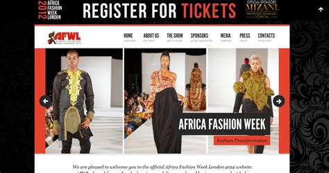 fashion week website.